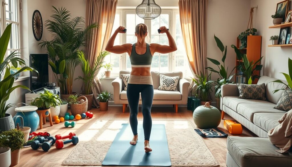 Effective fitness routines at home