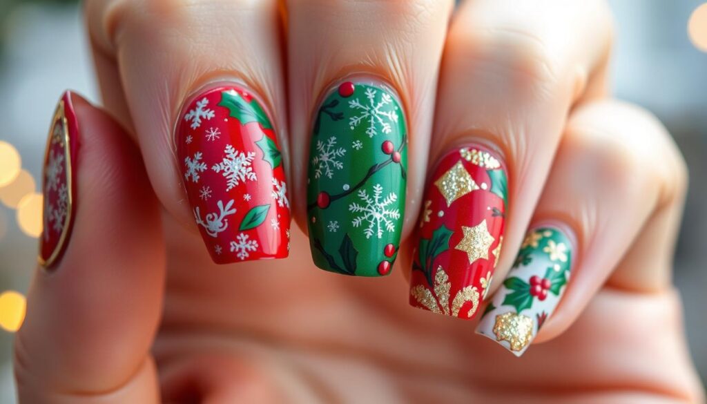 christmas nails