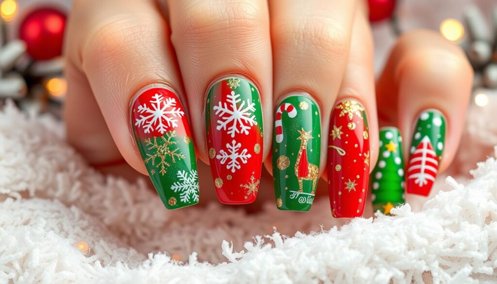 christmas nails